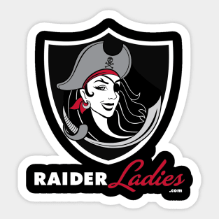 Raider Ladies logo Sticker